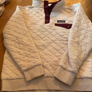 patagonia quilted 1/4 button up